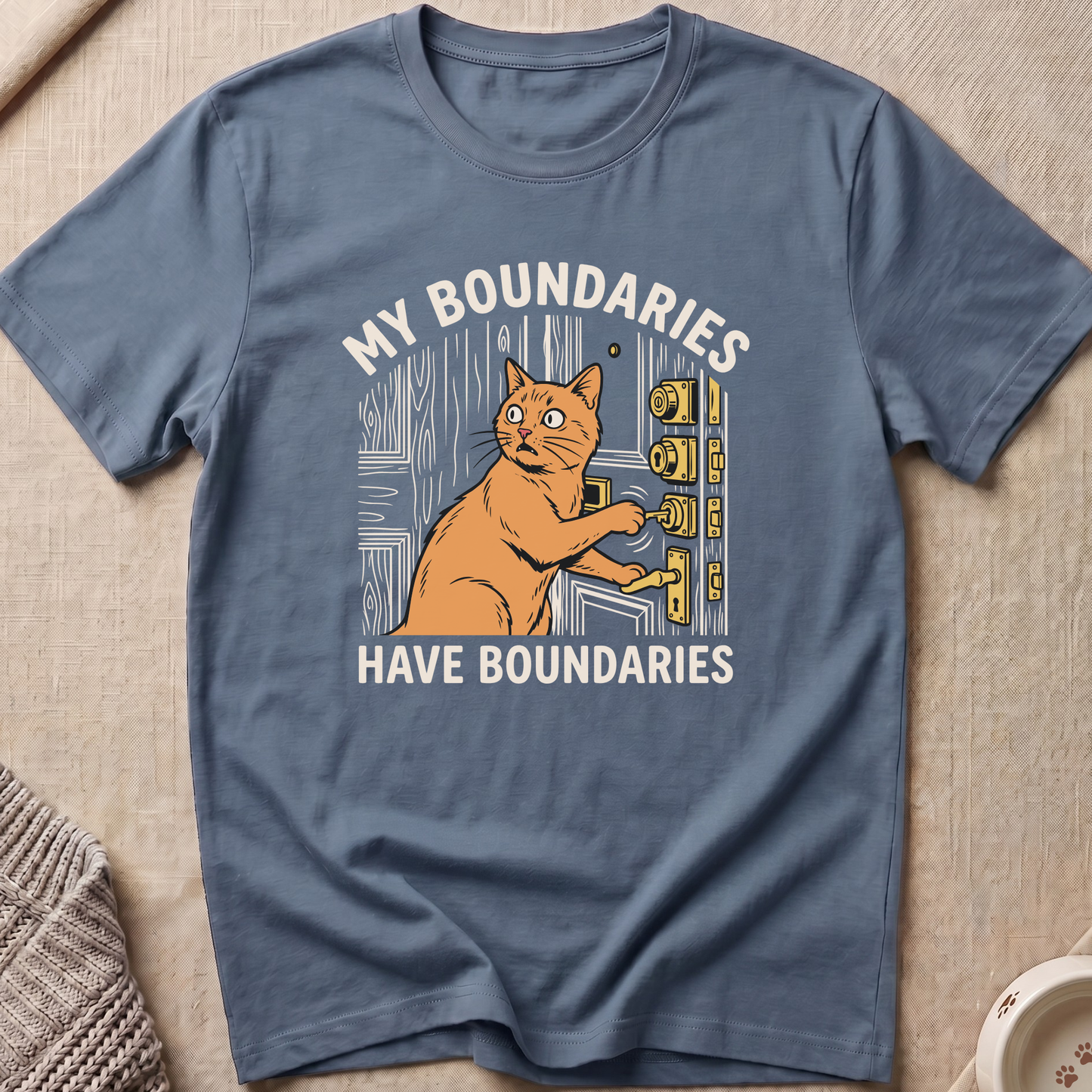My Boundaries Cat T-Shirt