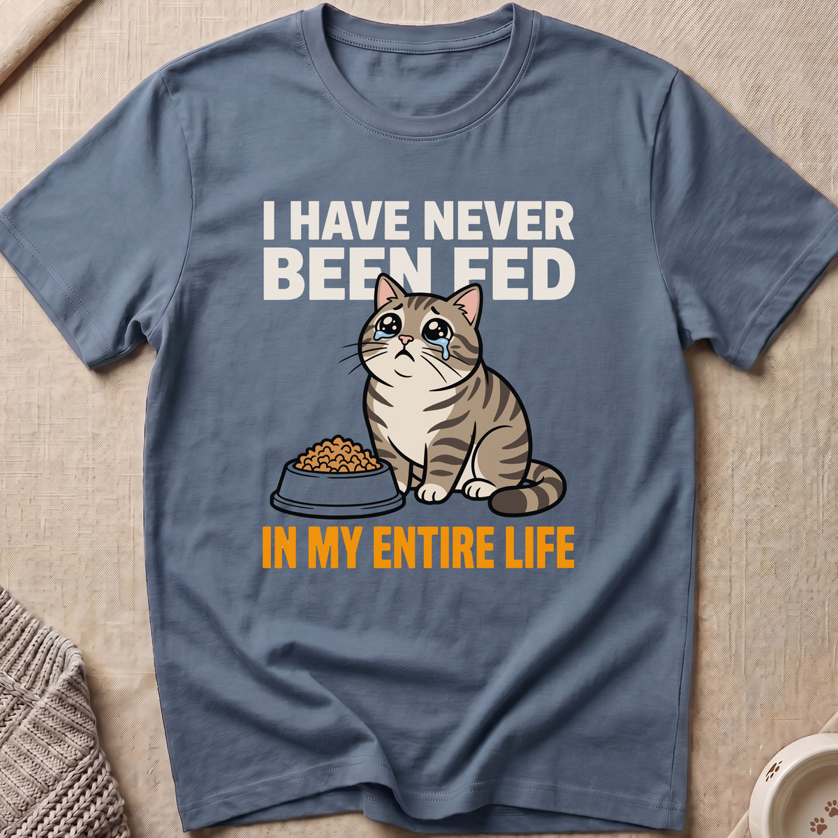 Never Fed Snarky Cat T-Shirt