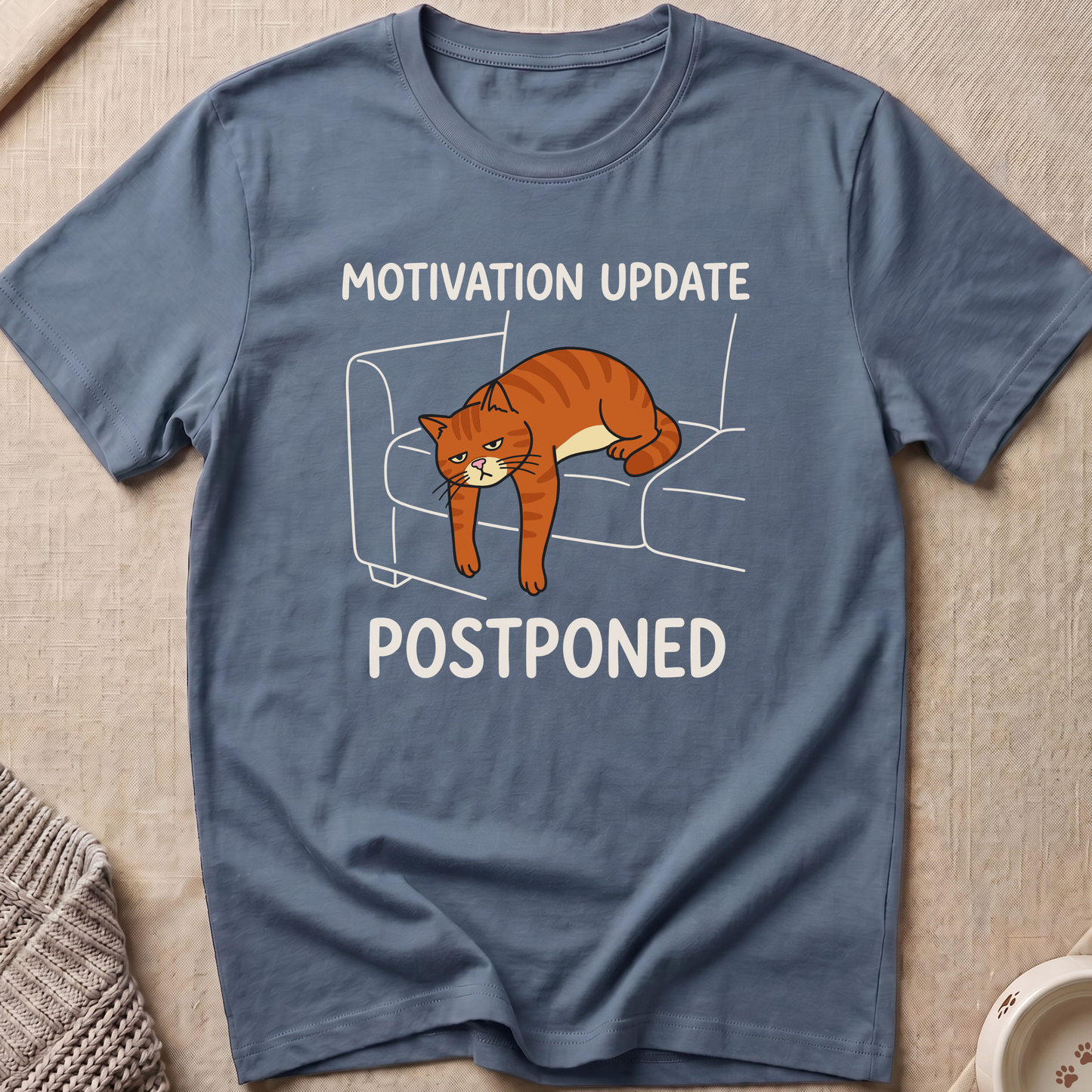 Motivation Update Snarky Cat T-Shirt