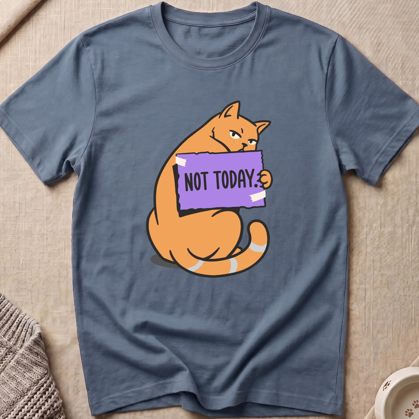 No Thanks Cat T-Shirt