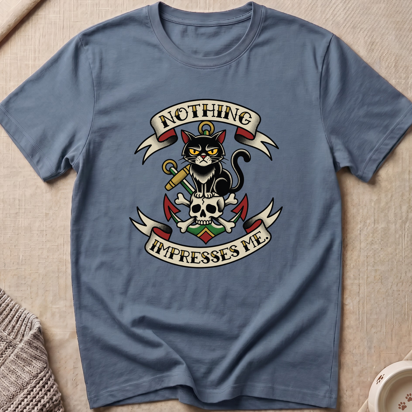 Nothing Impresses Me Cat T-Shirt