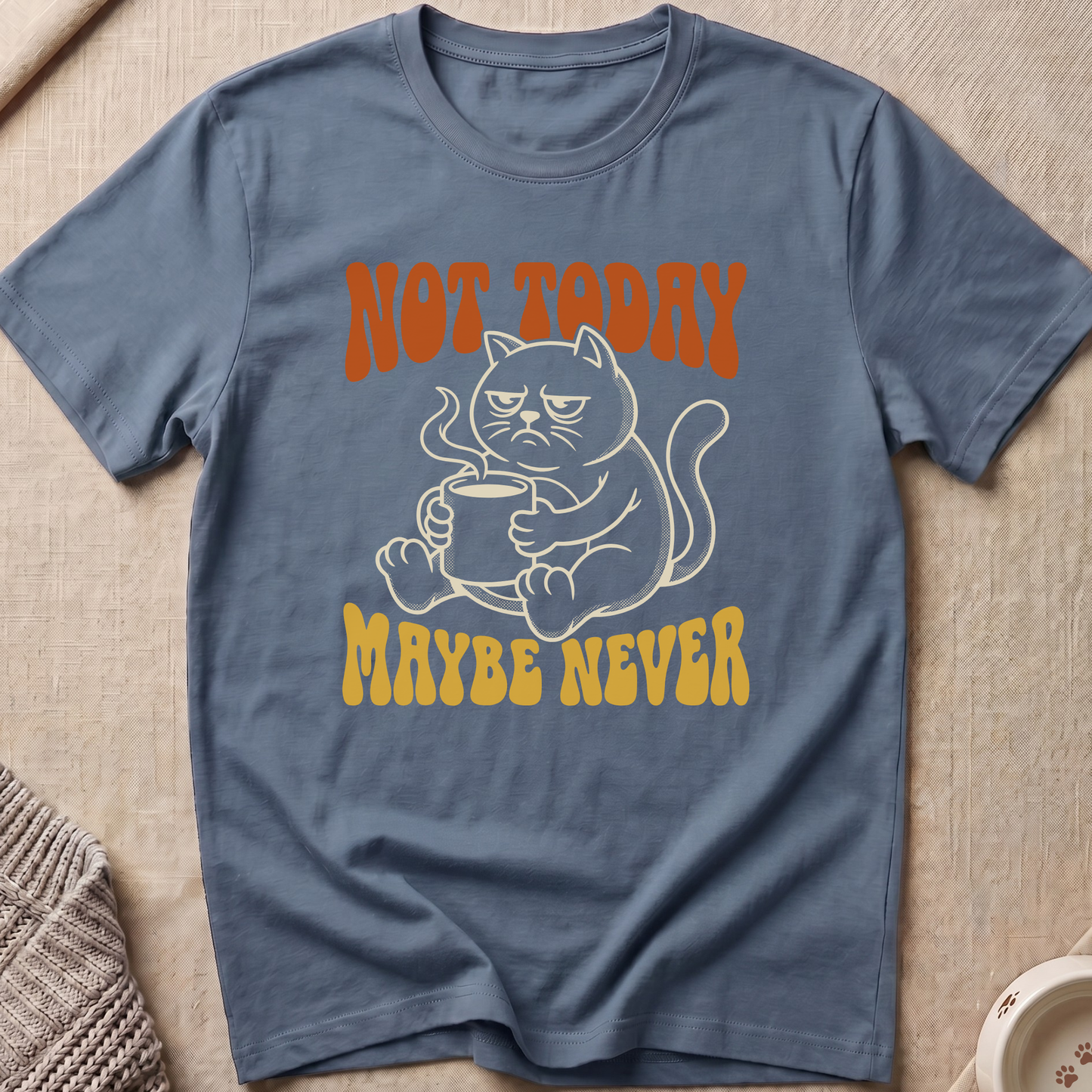 Maybe Never Snarky Cat T-Shirt