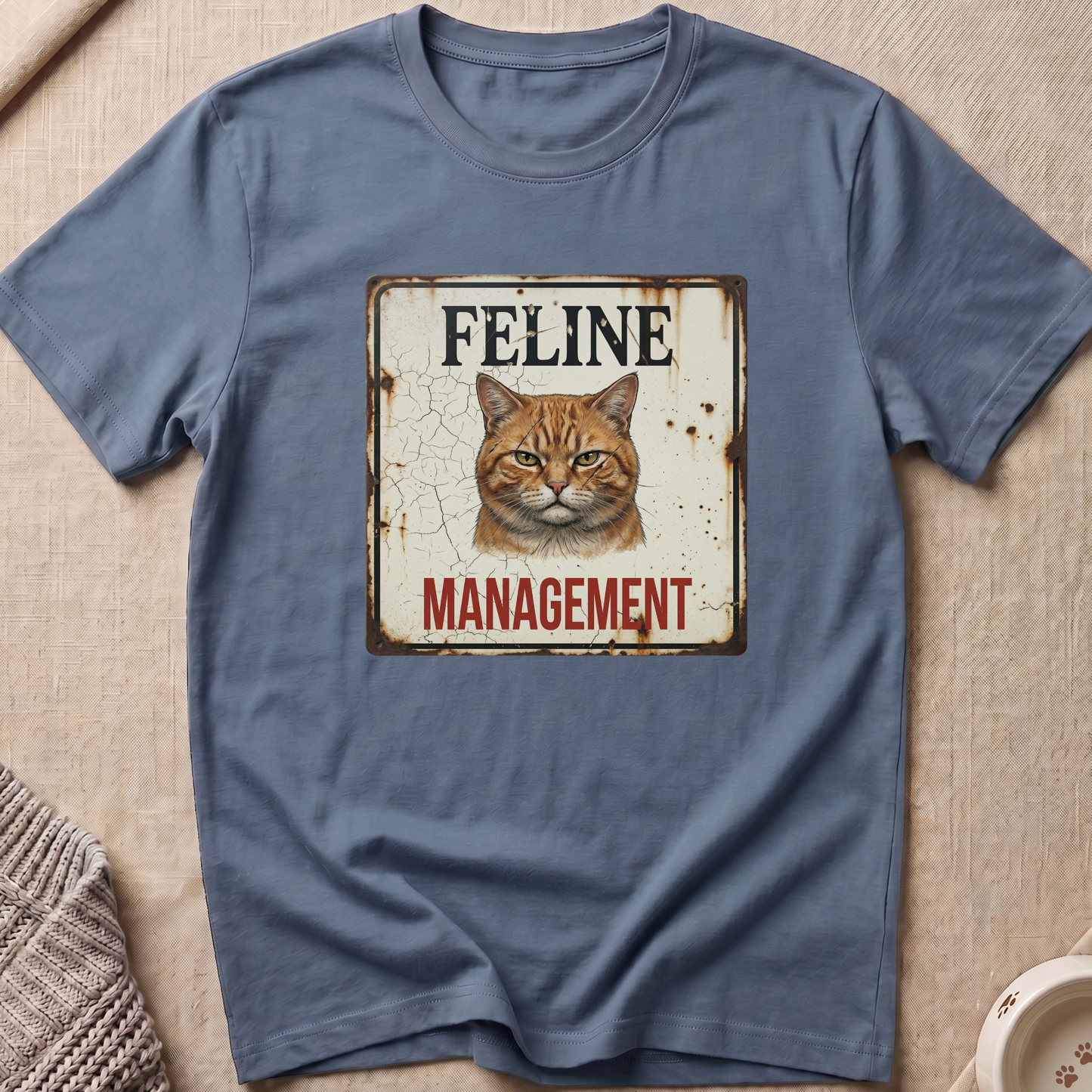 Feline Management Cat T-Shirt