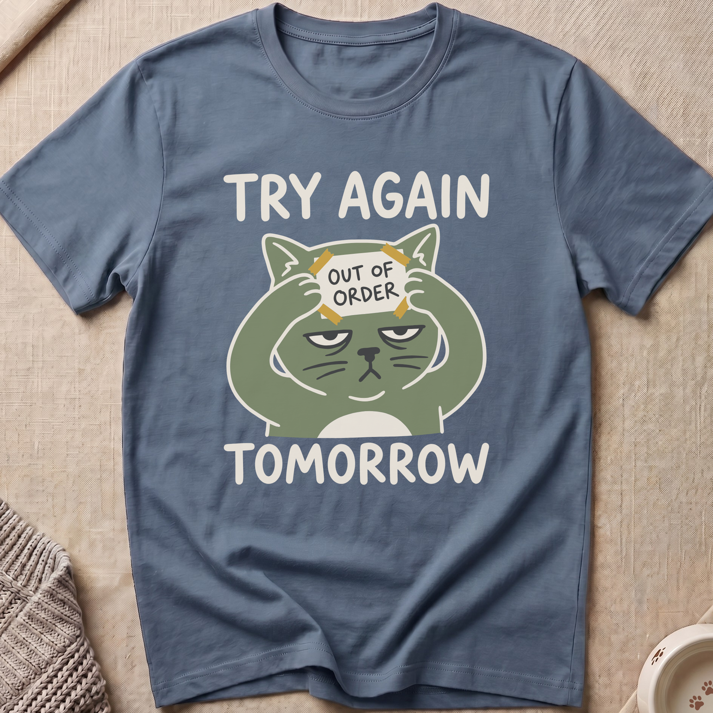 Out Of Order Snarky Cat T-Shirt