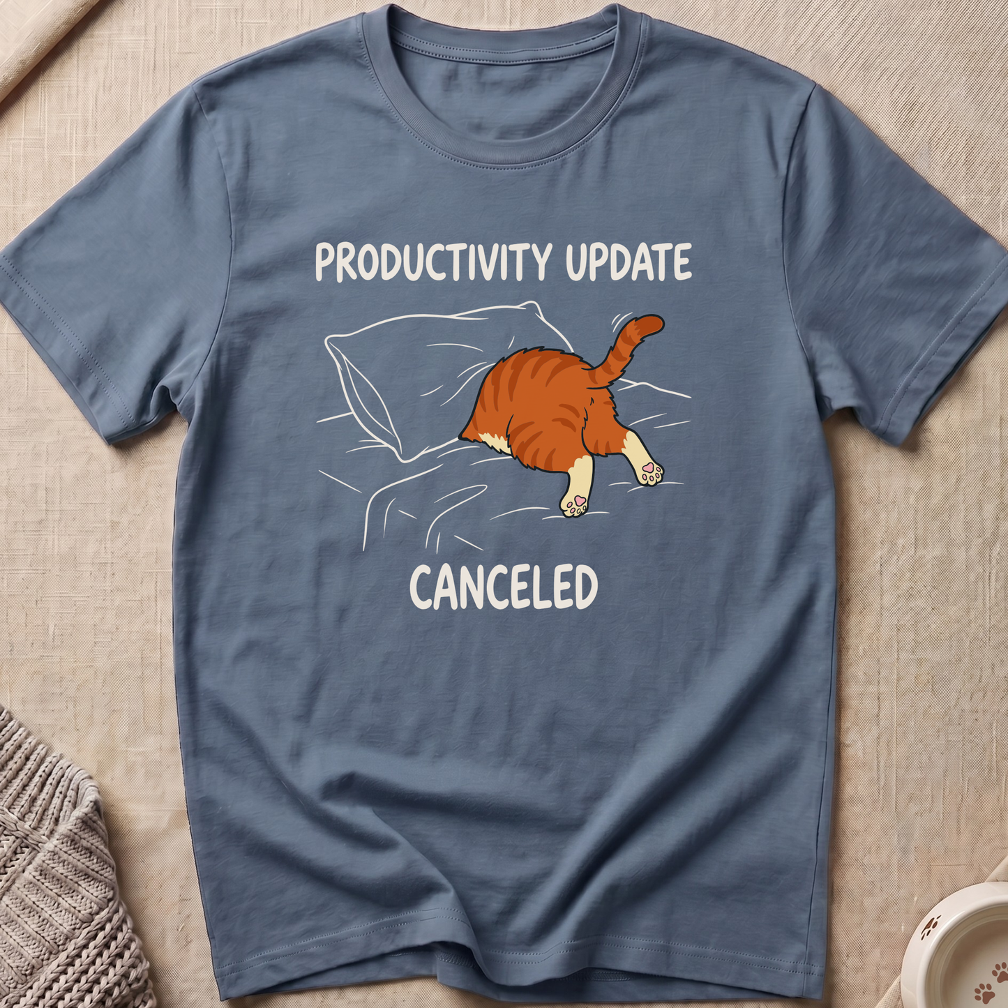 Productivity Update Cat T-Shirt