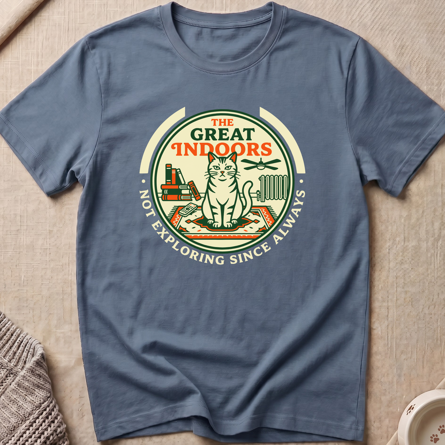 Indoor Adventures Cat T-Shirt