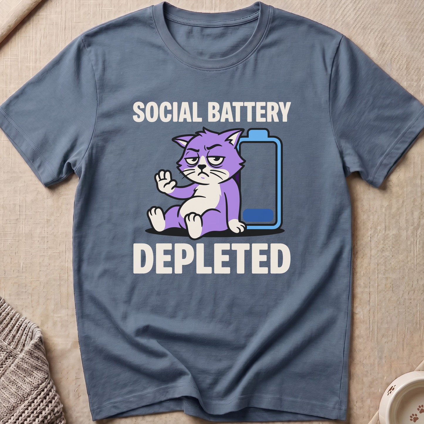 Social Battery Depleted T-Shirt