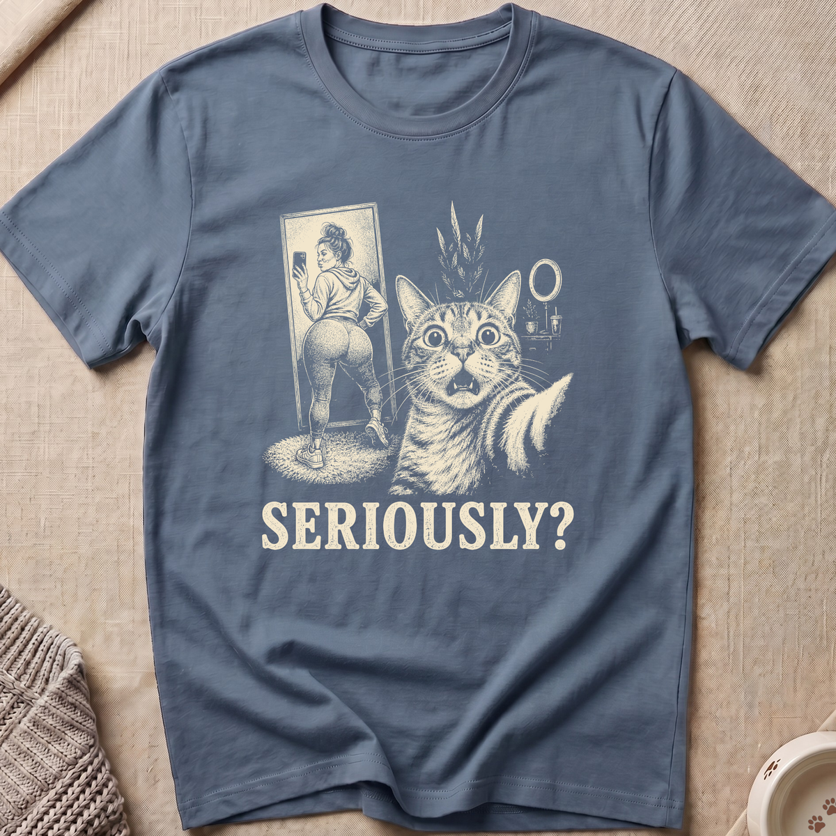 Seriously Selfie Cat T-Shirt
