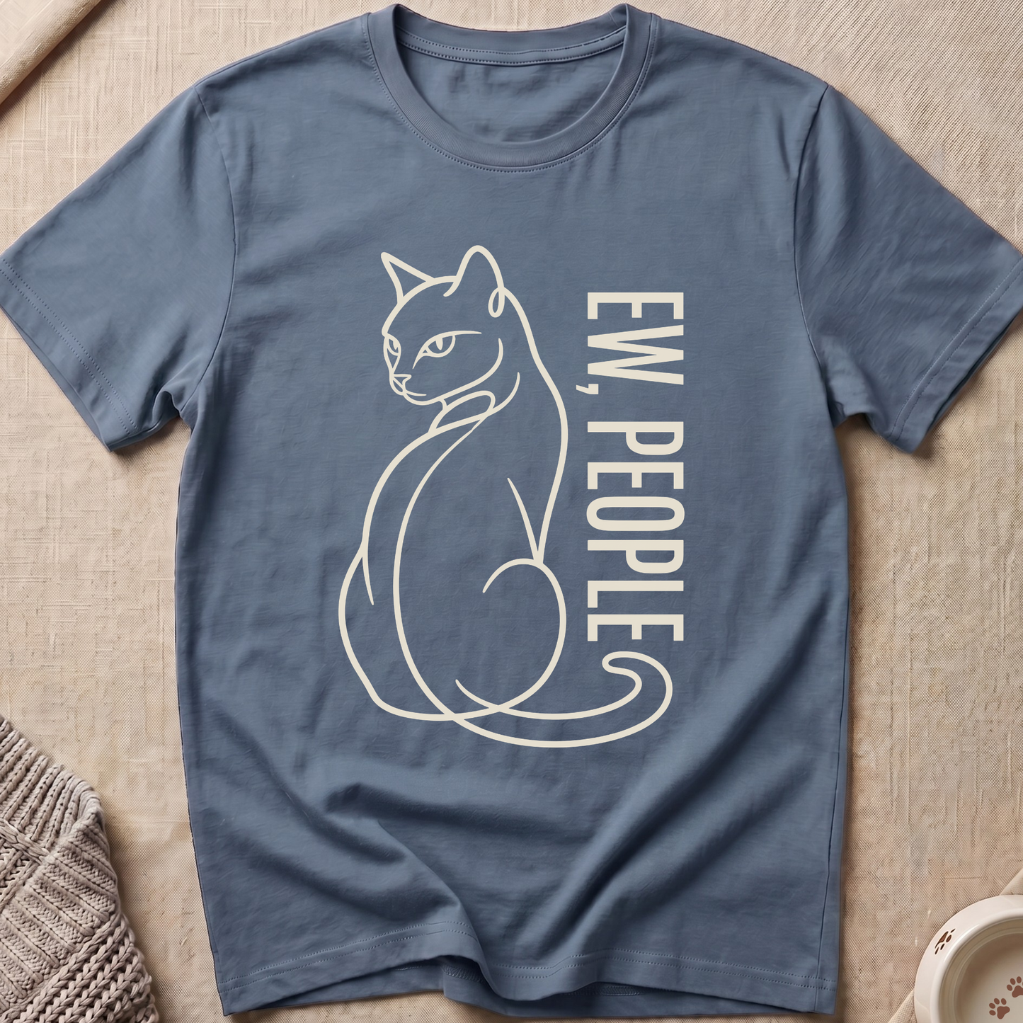 Ew People Snarky Cat T-Shirt