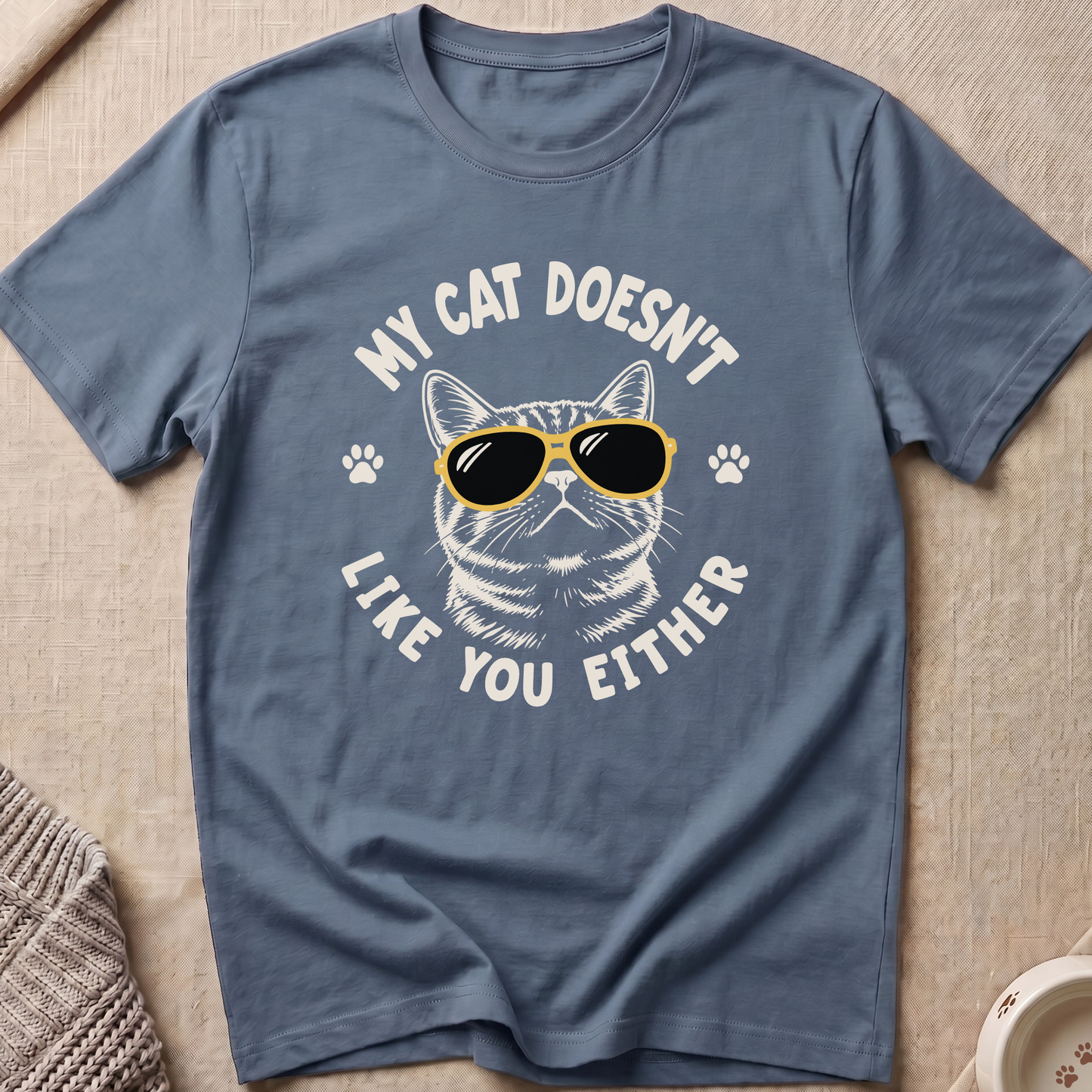 Doesn't Like You Cat T-Shirt