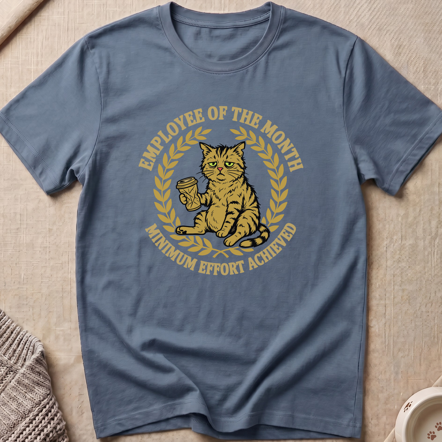 Minimum Effort Snarky Cat T-Shirt