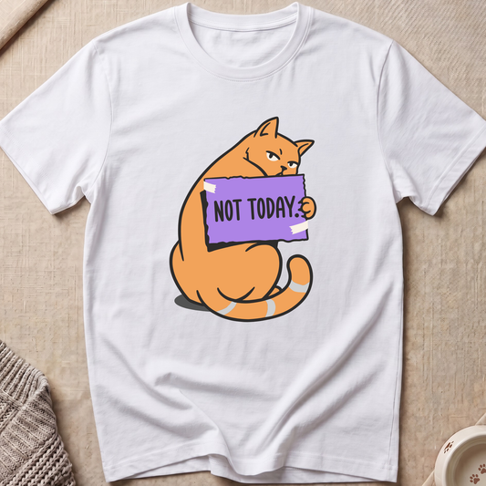 No Thanks Snarky Cat T-Shirt