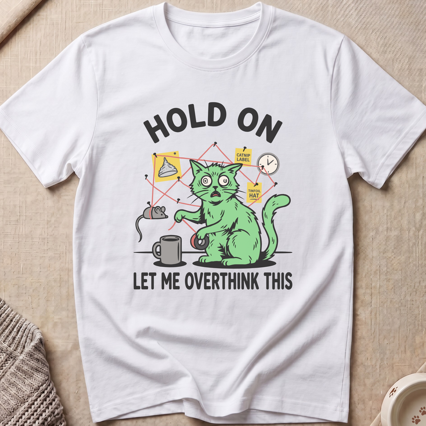 Hold On Cat T-Shirt