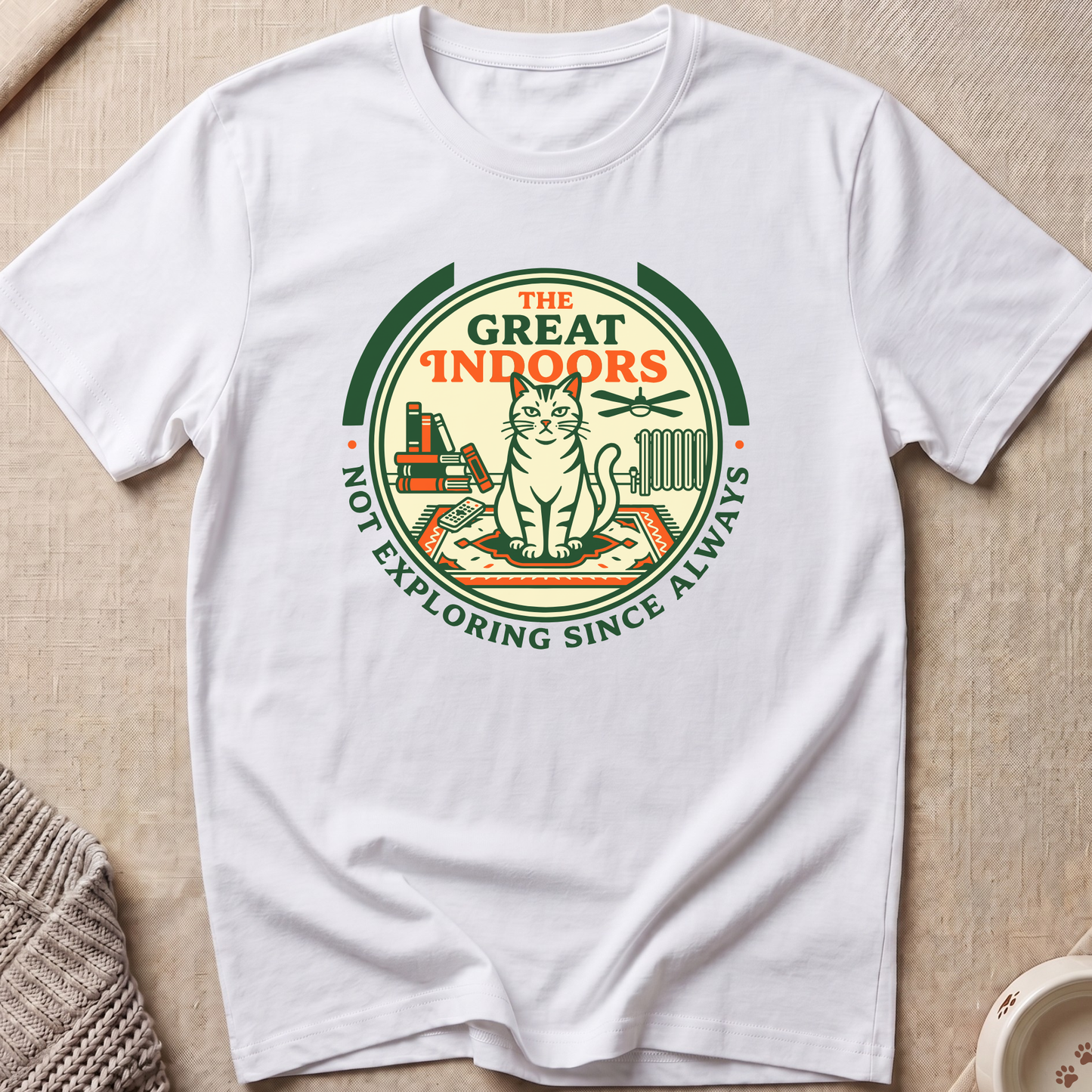Indoor Adventures Cat T-Shirt