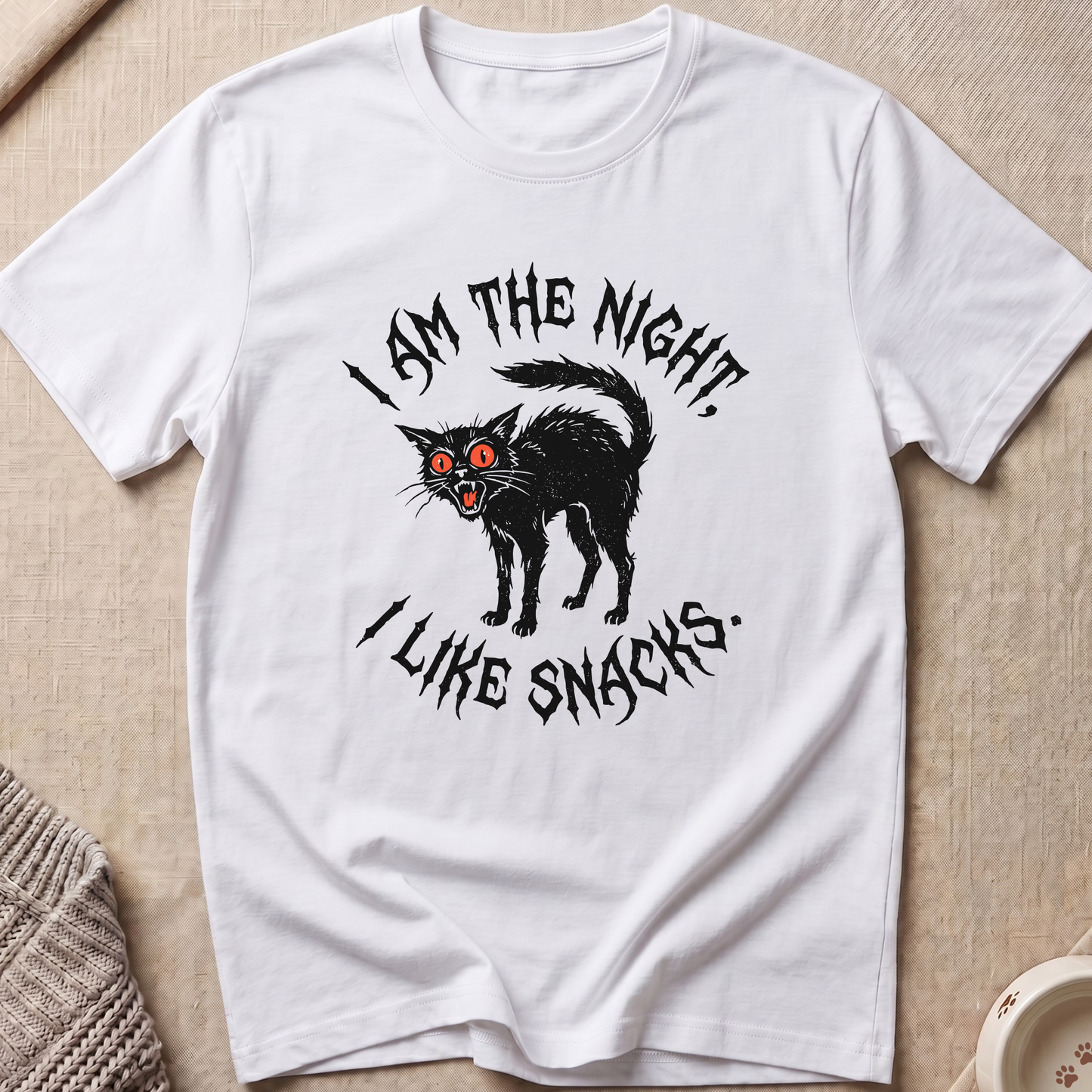 I Am The Night Snarky Cat T-Shirt