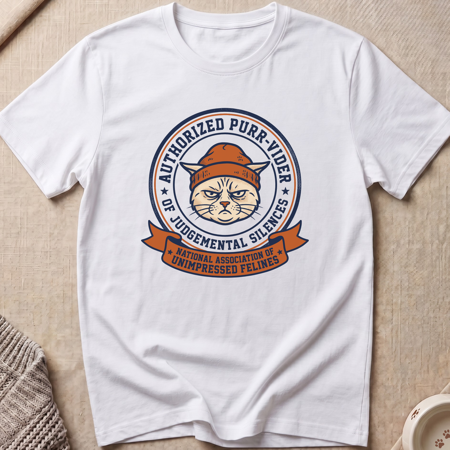 Authorized Purr-Vider Cat T-Shirt