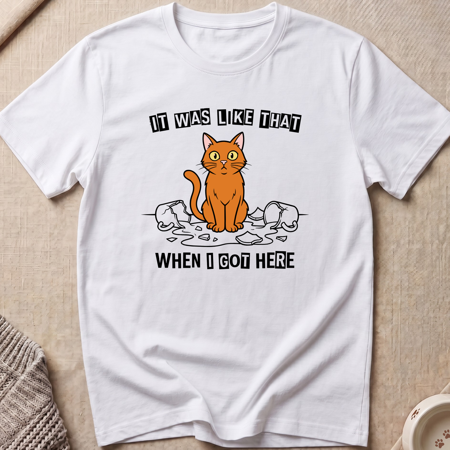 Snarky Cat Alibi T-Shirt