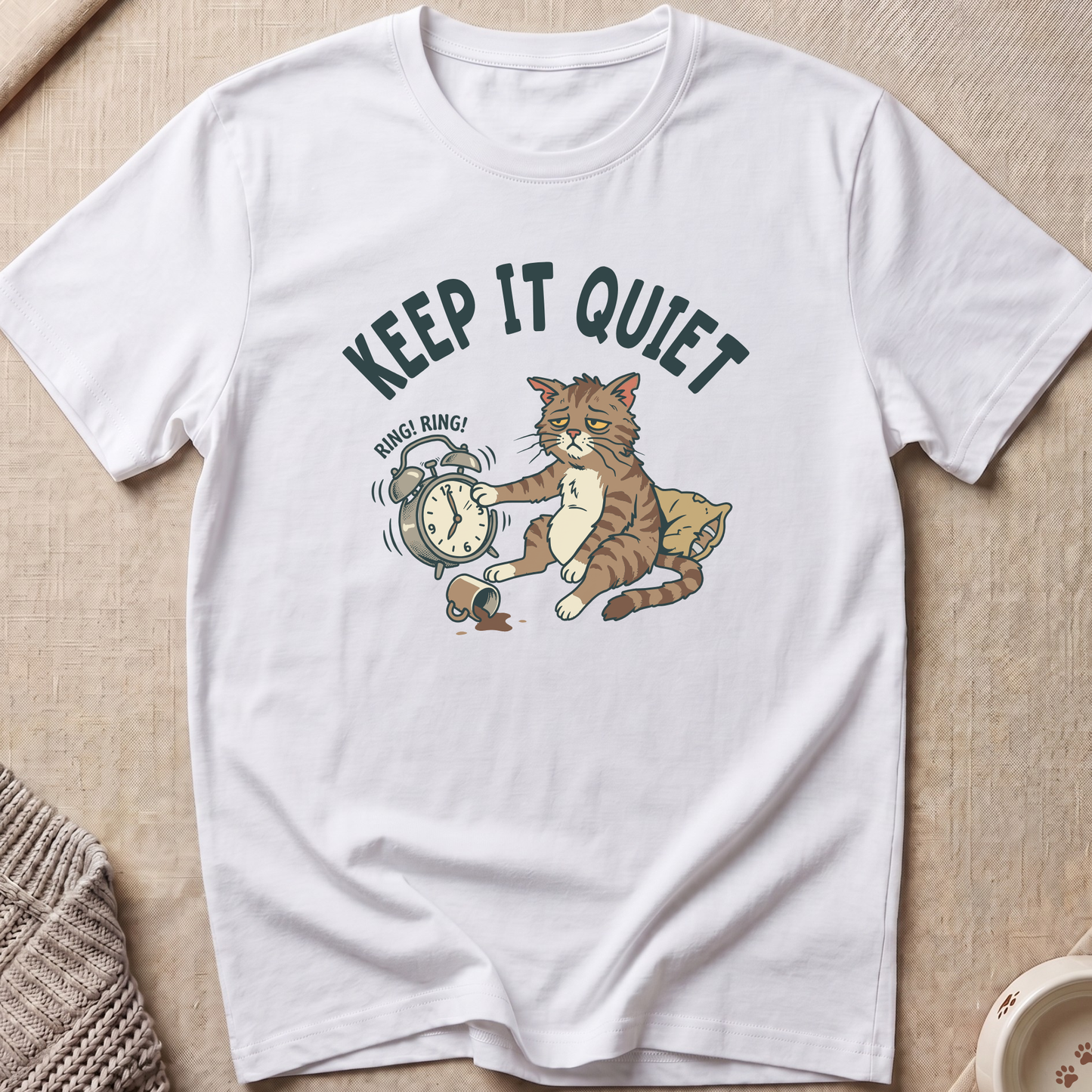 Keep It quiet Cat T-Shirt