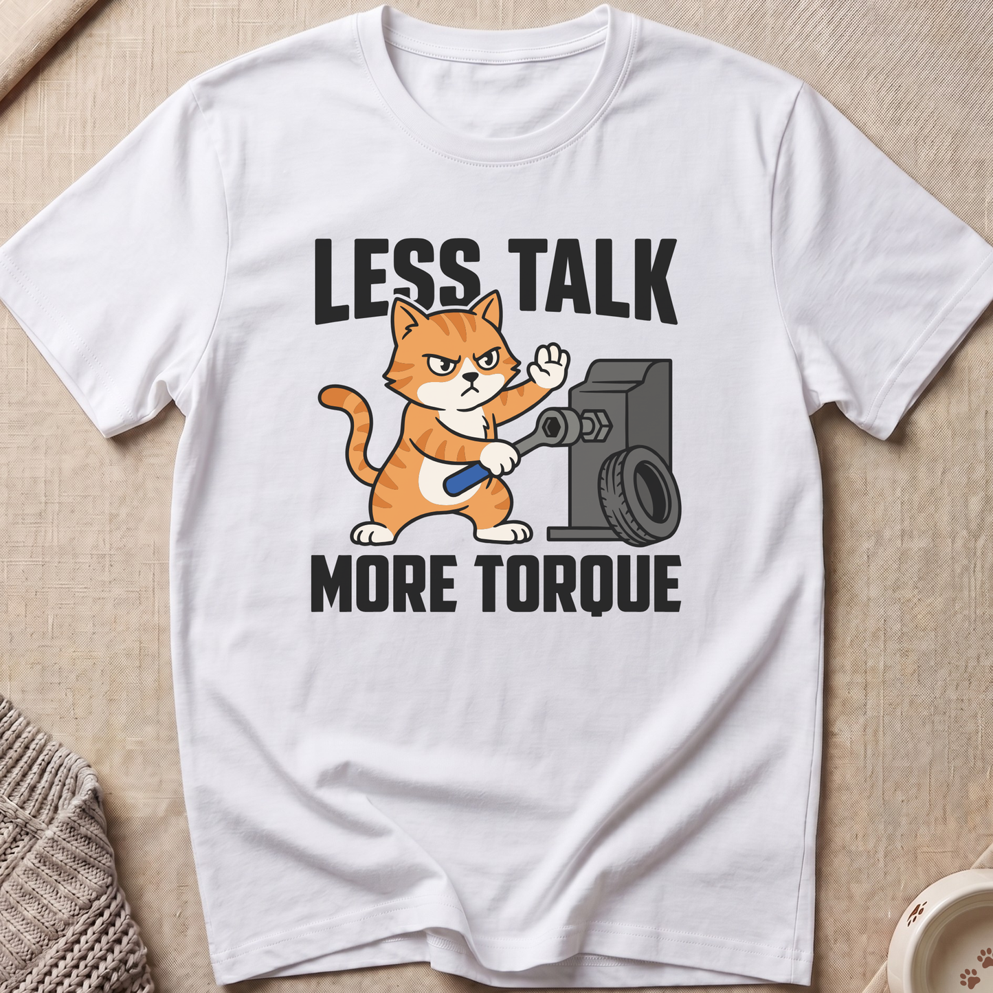 More Torque Snarky Cat T-Shirt