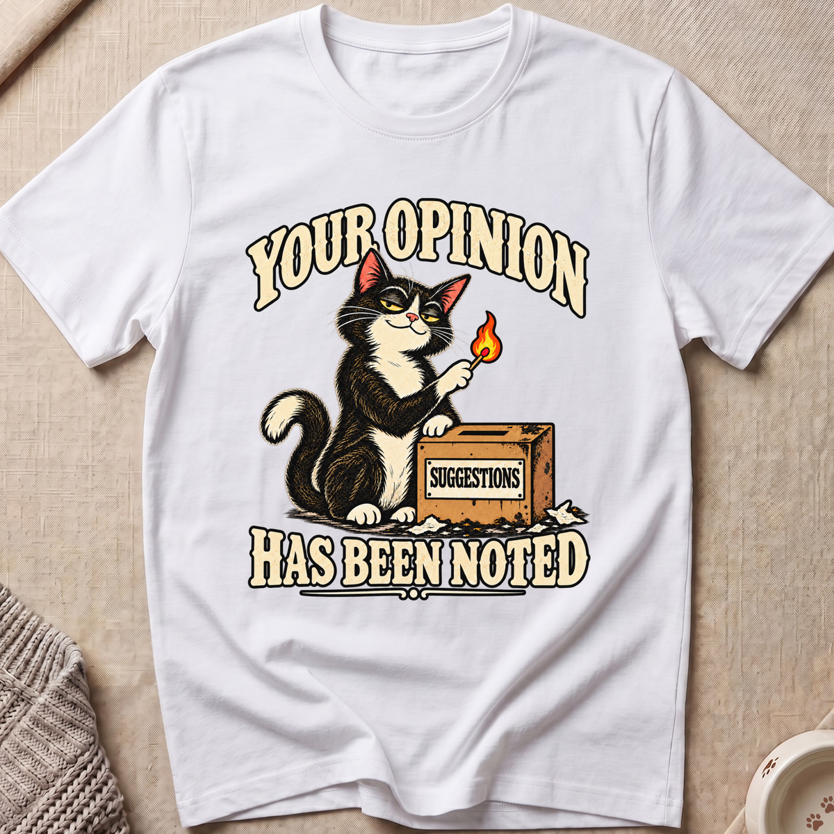 Opinion Noted T-Shirt