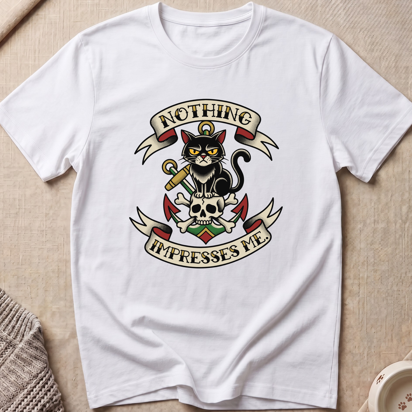 Nothing Impresses Me Cat T-Shirt