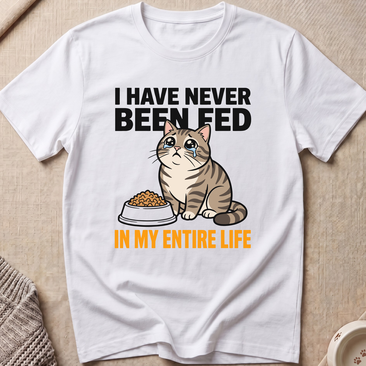Never Fed Snarky Cat T-Shirt