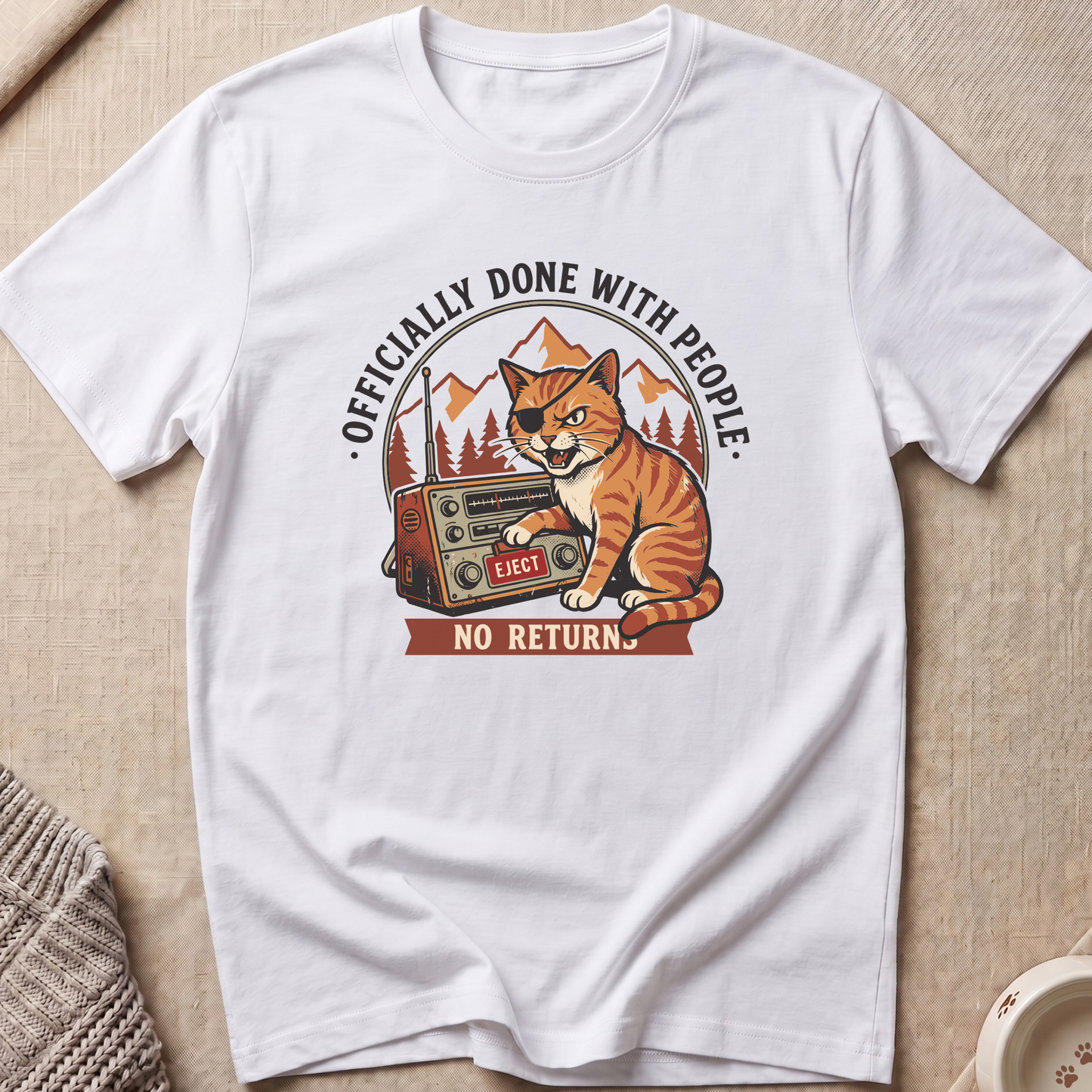 Officially Done Cat T-Shirt