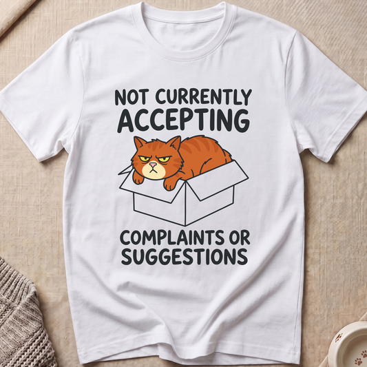 Not Currently Accepting Cat T-Shirt