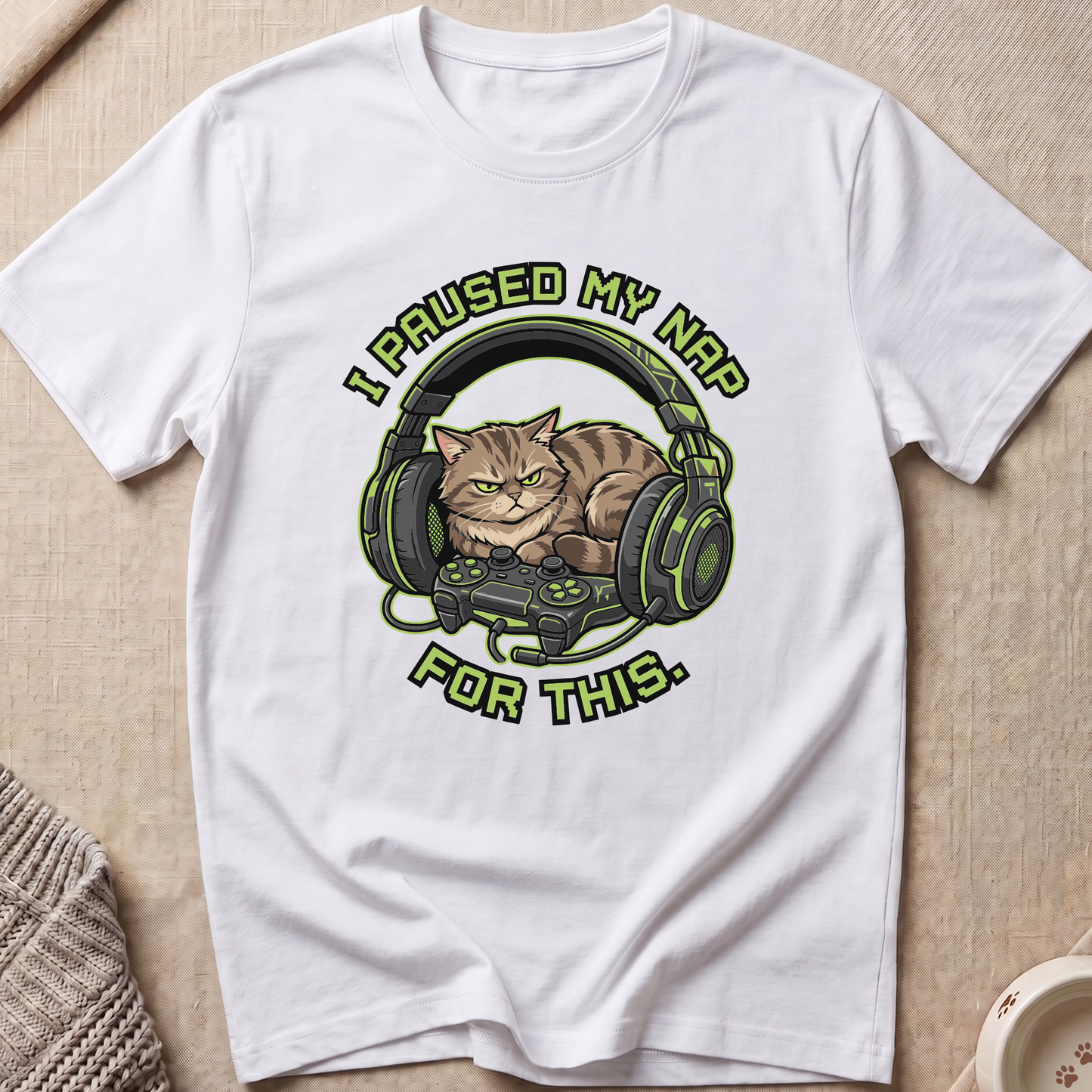 I Paused My Nap Cat T-Shirt
