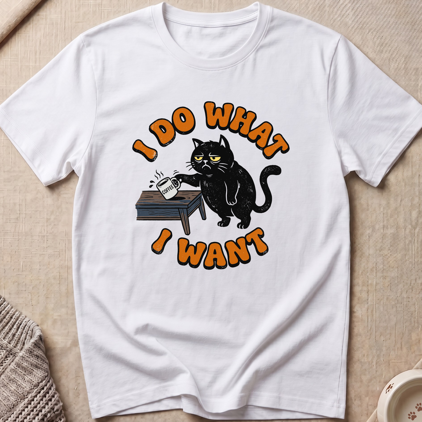 I Do What I Want Cat T-Shirt