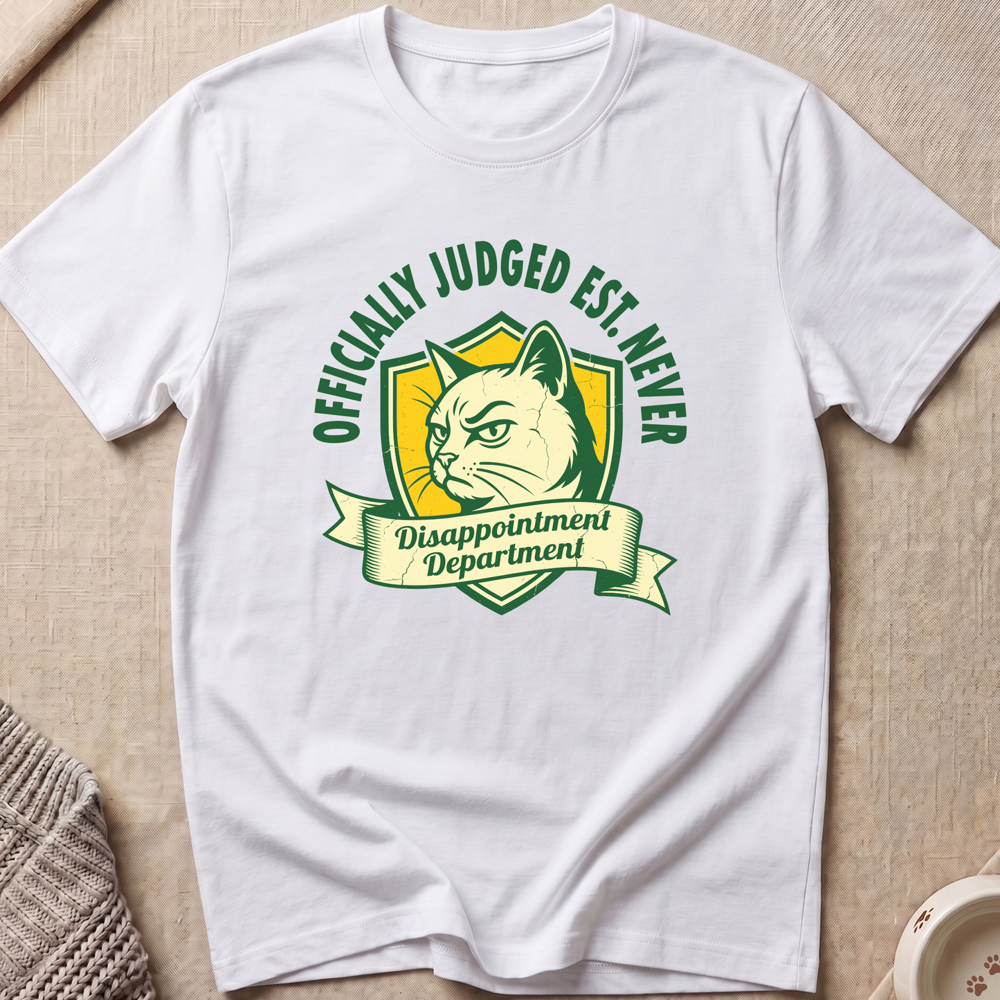 Officially Judged Cat T-Shirt