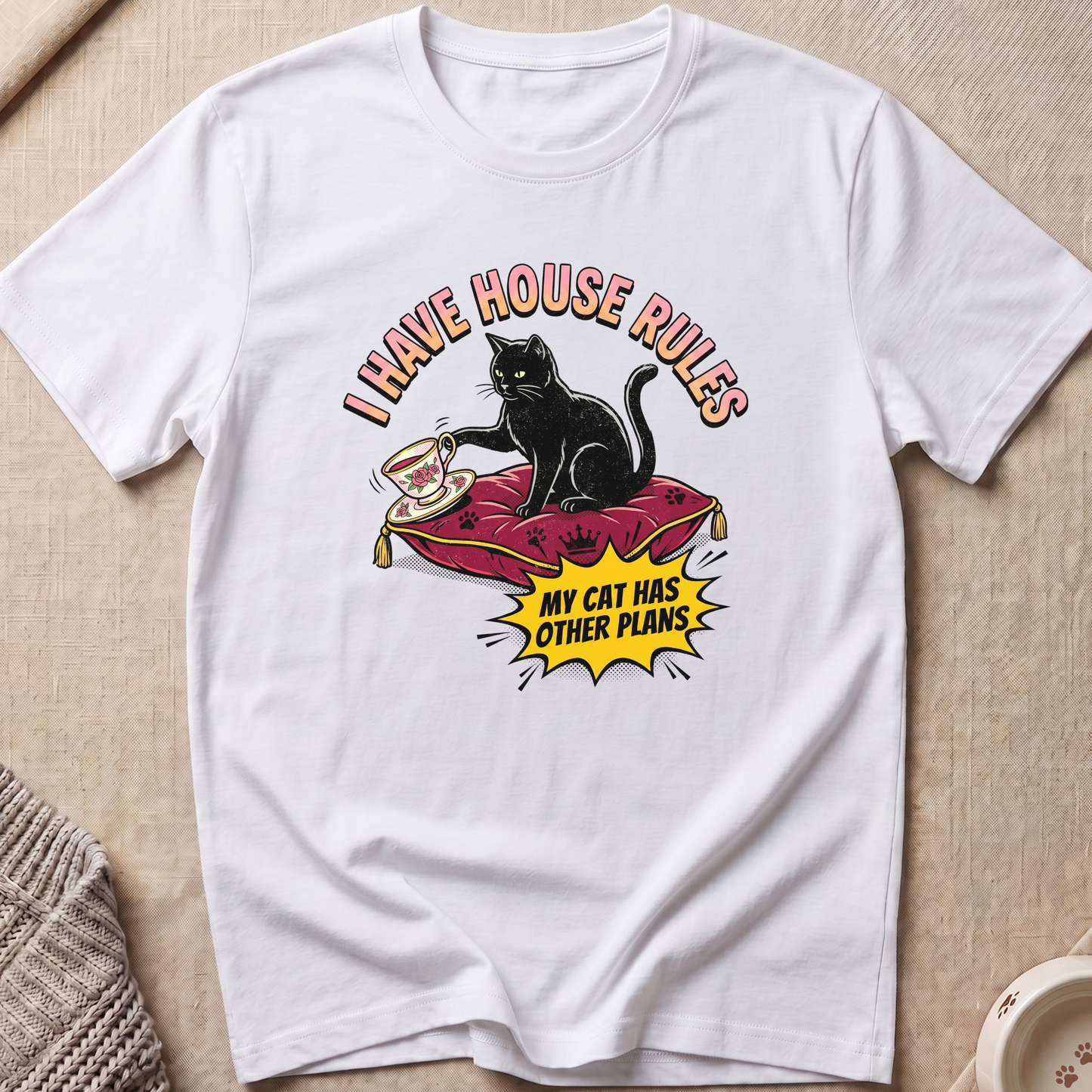 Other Plans Snarky Cat T-Shirt