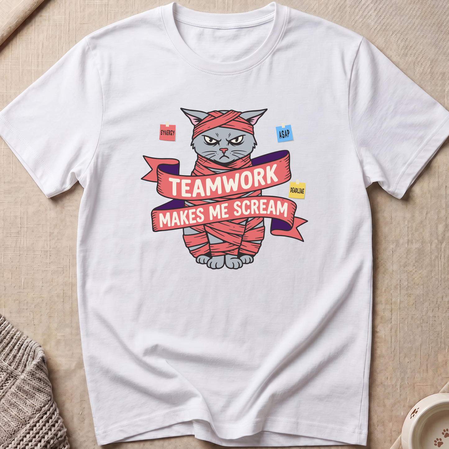 Teamwork Cat T-Shirt