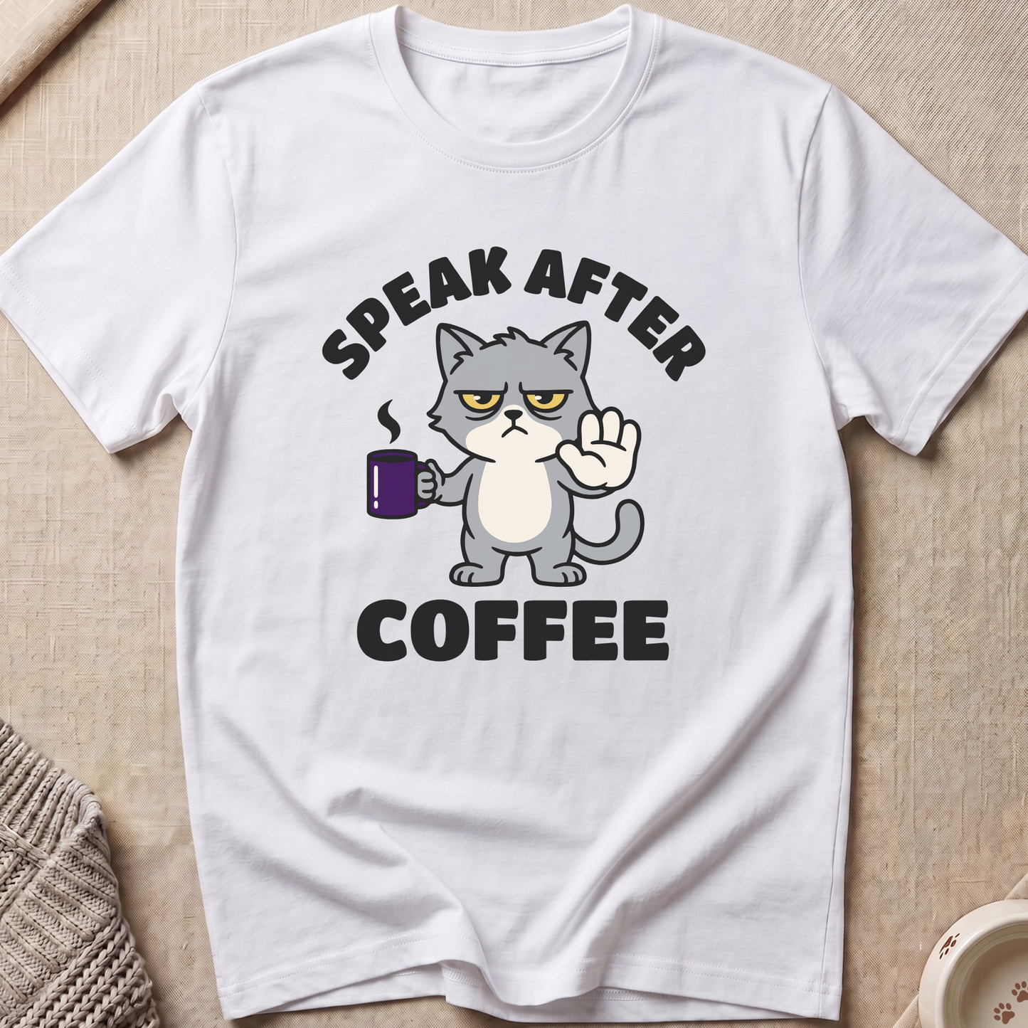 Speak After Coffee T-Shirt