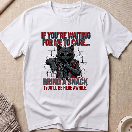 Bring a Snack Snarky Cat T-Shirt