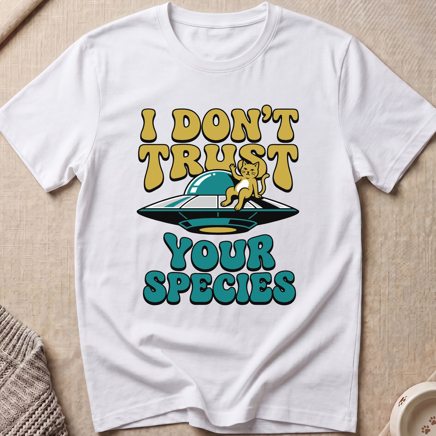 Trust Issues Snarky Cat T-Shirt