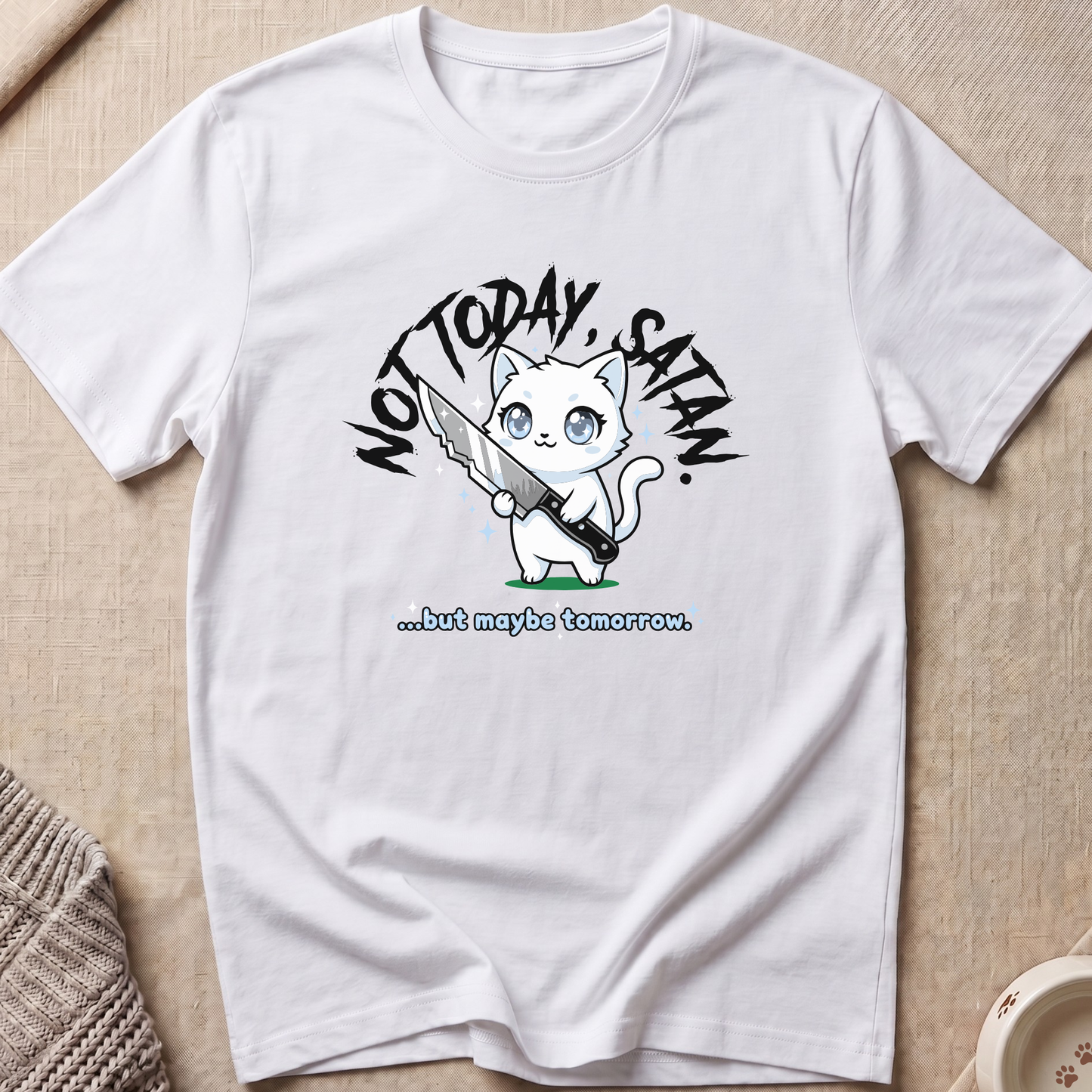 Maybe Tomorrow Cat T-Shirt