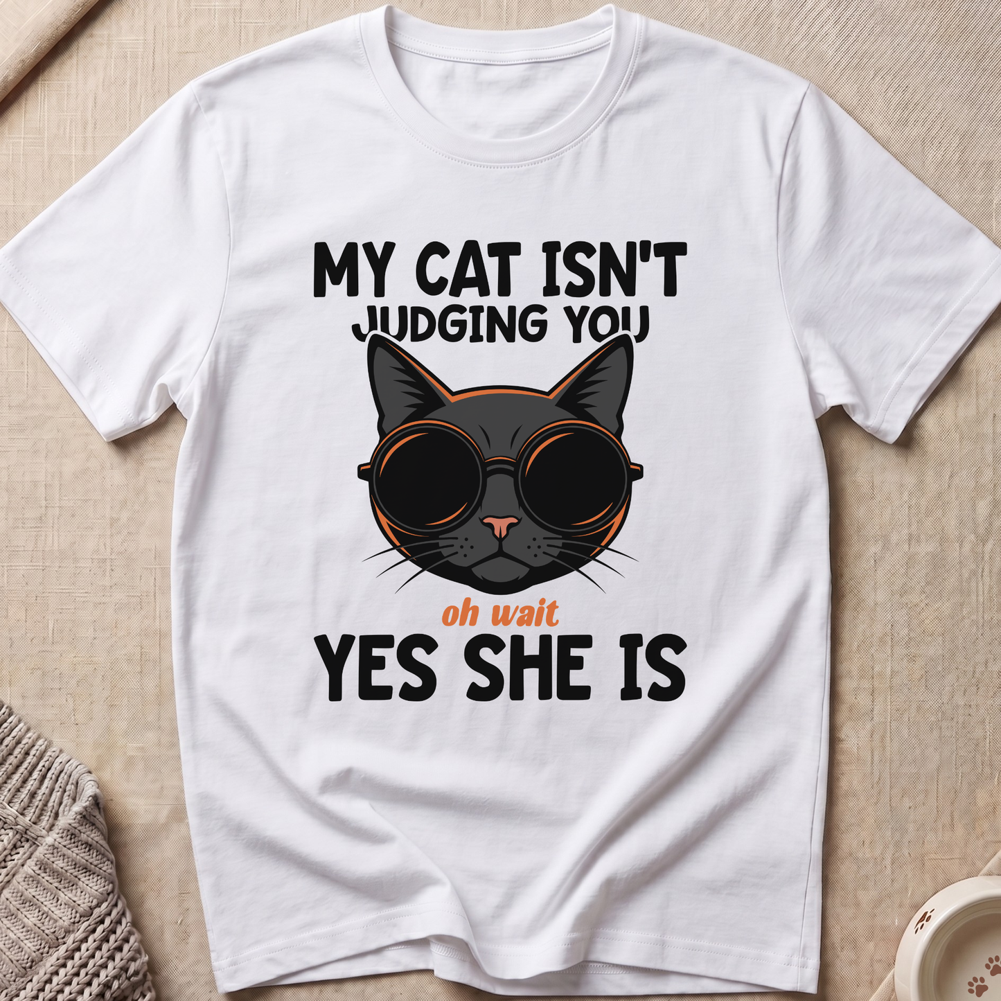 Yes She Is Cat T-Shirt