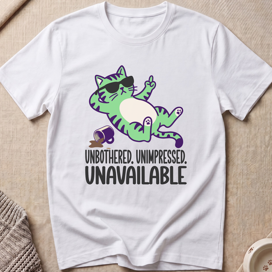 Unavailable Snarky Cat T-Shirt