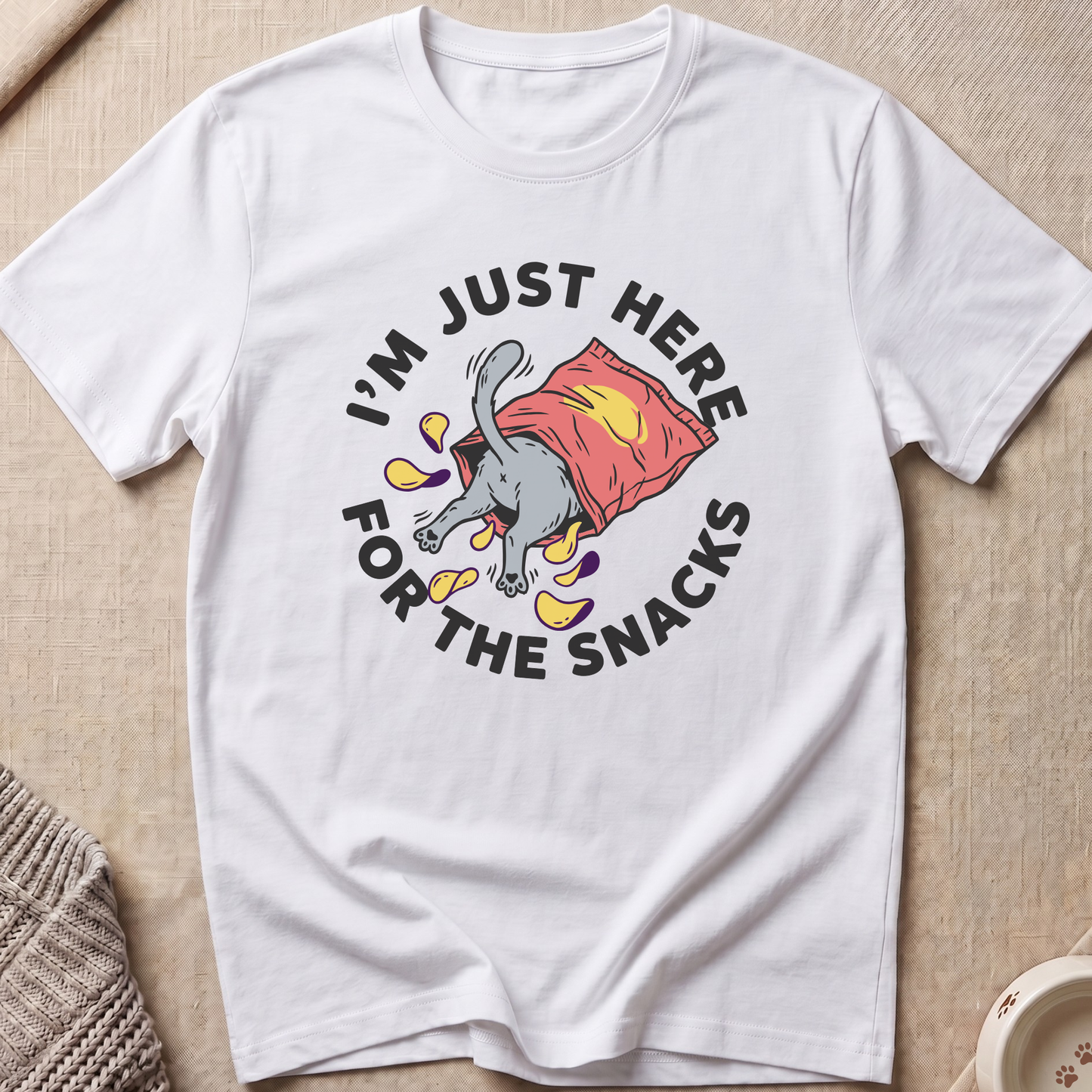 For The Snacks Cat T-Shirt
