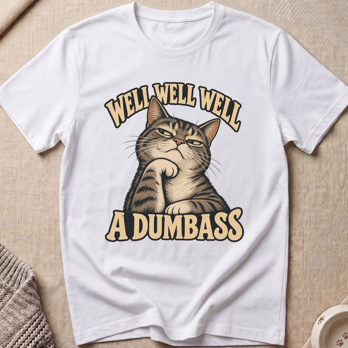 Well Well Well Cat T-Shirt